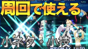 【FGO】ボックス前に見ておきたい！周回が少し早くなる小技・小ネタを紹介(超基本編)！