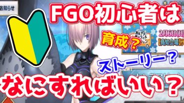 【FGO】FGO初心者なんだけど始めは何すればいい？【FGO初心者講座】