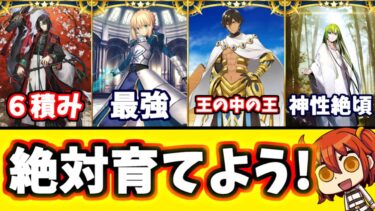 【FGO】このキャラ持ってたら実は凄い！圧倒的に強い恒常☆５鯖10選！【ゆっくり実況】【Fate/Grand order】