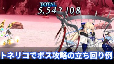 【FGO】トネリコをボス攻略で使う立ち回り例 【8th Anniversary】