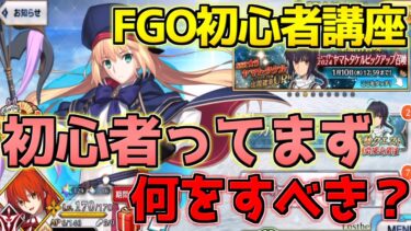 【FGO】正月から初めた人に向けてまず何をするべきか？【FGO初心者講座】【ニューイヤー2024】