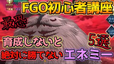 【FGO】ストーリーを進める上で育成しないと負けるエネミー 難所5選！【#FGO初心者講座】