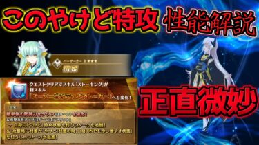 【FGO】やけど特攻は嬉しいけどこれは正直微妙です・・・強化された清姫性能解説【踊るドラゴン･キャッスル】