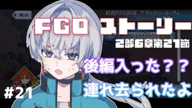 【#fgo /ネタバレあり】FGO出戻り脳筋マスター2部6章をやっていくよ　その２１　 #新人vtuber ＃ぼうや見てるぞ