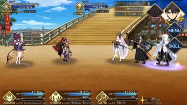 FGO NA – Hijikata Toshizo 5T vs Bakin Challenge Quest – Nanmei Yumihari Eight Dog Chronicles