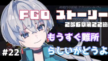 【#fgo /ネタバレあり】FGO出戻り脳筋マスター2部6章をやっていくよ　その２２　 #新人vtuber ＃ぼうや見てるぞ