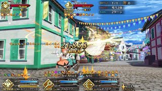 FGO　踊るドラゴンキャッスル　深海の姫君とふたつの宝玉　高難易度　アーネンエルベへようこそ！(ドラゴン島出張店)　ゼノビア３ターン攻略動画