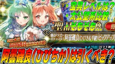 【FGO】阿曇磯良(ひびき&千鍵)は引くべき？強いが廃課金向けかも【ひびちか】