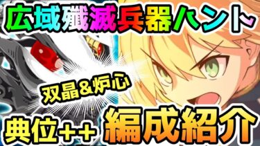 【FGO】今度は双晶&炉心だ！広域殲滅兵器ハント典位++級　編成紹介していきます！【ゆっくり】