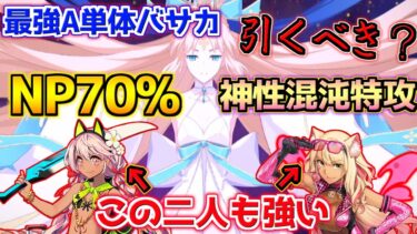 【FGO】NP70%＋神性＋混沌のW特攻が最強過ぎる 水着キャストリア＆鈴鹿御前＆クロエ引くべき？性能解説【水着イベント2024参加条件クリア応援CP】