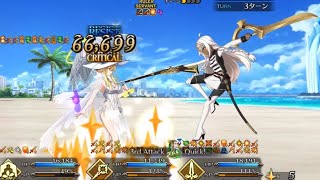 【FGO】高難易度  海の家『エハングウェン』ラクシュミー・バーイー 4ターン TA