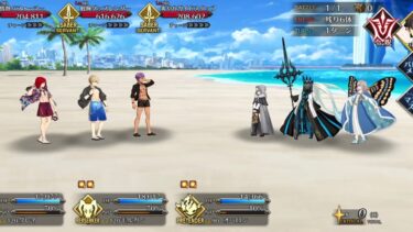 【FGO】高難易度 海の家『エハングウェン』グレイ&モルガン 4ターン BBプレゼンツ☆セレブサマー･エクスペリエンス！～逆襲のドバイ～