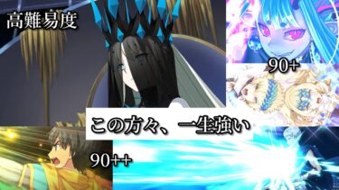 [FGO]高難易度攻略と90+、90++の3T周回をどうやってるかが分かる動画