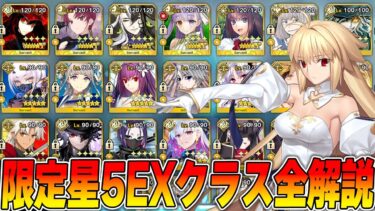 【FGO】福袋に向けて限定星5エクストラクラス全解説！【増えすぎ】