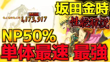 【FGO】最強の最速単体バーサーカー 坂田金時引くべき？性能解説【9周年記念日替わりピック】【FGO9周年】