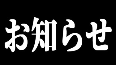 【重要】今後の配信活動についてお知らせです🙇‍♂️動画投稿・配信内容について【FGO実況】