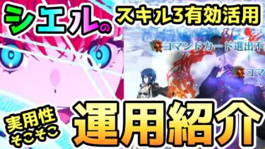 【FGO】シエルさんのスキル3の有効活用！実用的はそこそこな運用例の紹介していきます！【ゆっくり】