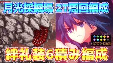 【FGO】オーディールコール　絆礼装6積みで月光採掘場をシエル先輩無双　2ターン周回