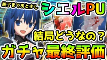 【FGO】終了まであと少し！シエルPUは結局どうなの？ガチャ最終評価していきます！【ゆっくり】