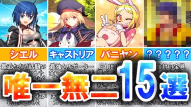 【FGO】全部知ってる？珍しすぎる能力を持つ唯一無二のサーヴァント15選！