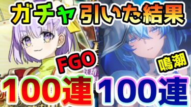 【FGO】【鳴潮】カズラドロップ100連してショアキーパー100連してみた結果…！【ゆっくり】