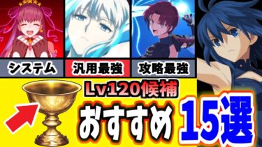 【FGO】最新版！Lv120聖杯おすすめ鯖15選を性能のみで徹底解説 2024年度11月【ゆっくり実況】【Fate/Grand order】