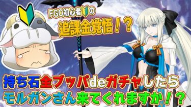 【FGO】FGO初心者🔰の追課金覚悟でモルガンチャレンジ🐮持ち石ブッパで何凸出来る！？ ※ガチャ後、キャメロットをクリアする【🔴LIVE配信】