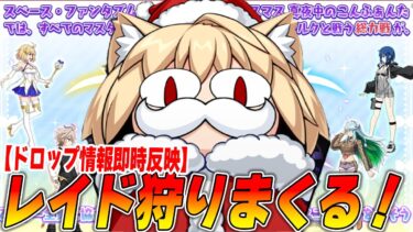 【FGO】クリスマスレイドやりまくる！ドロップ情報や周回を攻略！