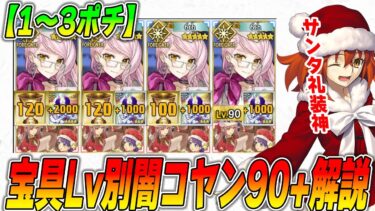 【FGO】闇コヤンを使った90+周回編成の解説！宝具レベル別編成紹介