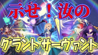 【FGO】私のグランドサーヴァントはコレだ！視聴者のも見ていく【聖杯】【Fate/Grand Order】