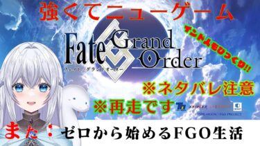 【FGO】※ネタバレ注意※(概要欄必読)昼の部配信！!また、ゼロから始めるストーリー熟読配信！！DAY２