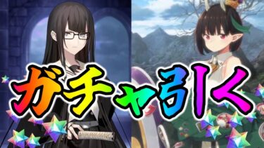 【FGO】ビショーネ＆黒姫狙いガチャ行くぞ！金欠なので本気出します