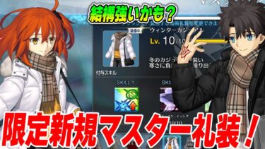 【FGO】ウィンターカジュアルをLv10にしてきたので評価＆解説！【絶対入手！】