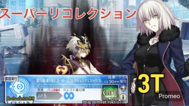 【FGO】スーパーリコレクションクエスト第10節進行度2高長恭戦ほぼ完全邪ンヌが3ターン攻略