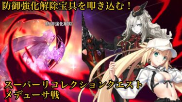 【FGO】スーパーリコレクションクエスト メデューサ戦 バサトリア達で3T