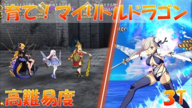 【FGO】 育て！マイリトルドラゴン 高難易度「遅れて参戦！？偉大なる竜達の逆襲！！」