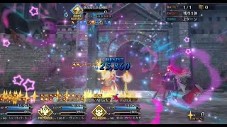 【FGO】高難易度　遅れて参戦！？偉大なる竜たちの逆襲！！　水着パーヴァン・シー　2T 4枠。