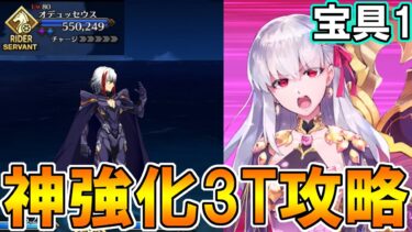 アサシン単体最強格へ！神強化をもらったカーマでオデコ高難易度3T攻略【FGO】【Fate:GrandOrder】「侵略の大木馬」