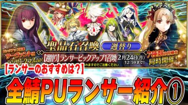 【FGO】全鯖PUランサー編のおすすめはやっぱりメリュジーヌ？自分の考えを話します【メリュは来週です】