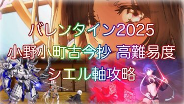 【FGO】バレンタイン2025 高難易度 むすめふさほせ シエル軸攻略