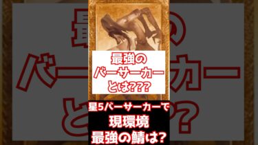 【FGO】現環境で1番最強だと思うバーサーカーは誰？性能解説（2025年2月） #shorts