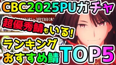 【FGO】超優秀サーヴァントもいる！CBC2025&ダンテPUガチャ　おすすめ鯖ランキングTop5！【ゆっくり】