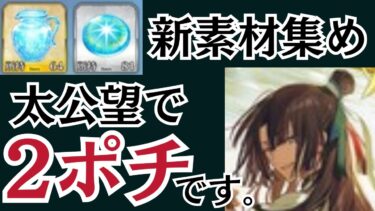 【#fgo】新素材集め：『大法廷』2ポチ編成