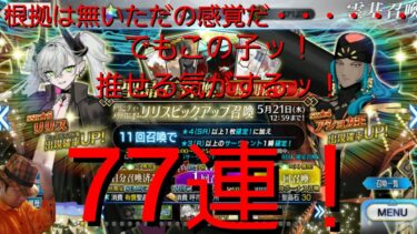 【FGOガチャ実況その130】リリスがド刺さりする予感だけで召喚を回し始める男【77連】