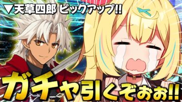 【FGO】地獄の全力ガチャ！天草四郎引く・・・うううう・・・；；【星川サラ/にじさんじ】