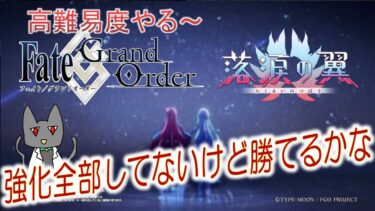 [FGO] 高難易度をやっていく　落涙の翼