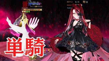 【FGO】テュフォン・エフェメロス単騎　刻を裂くパラディオン　ヘブンズホール戦(Whipのみ解除)【高難易度】