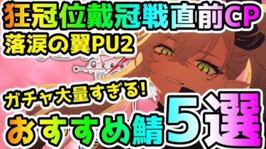 【FGO】ガチャ大量すぎる！冠位戴冠戦バーサーカー直前CPと落涙の翼PU2のおすすめサーヴァント5選！【ゆっくり】